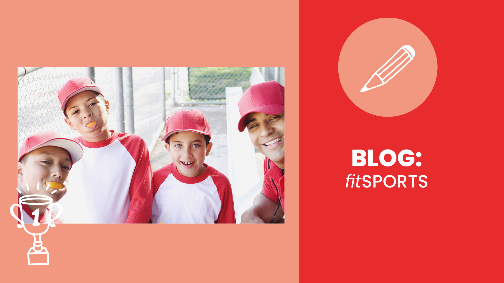 Young athletes, boys, have fun at baseball practice with their coach