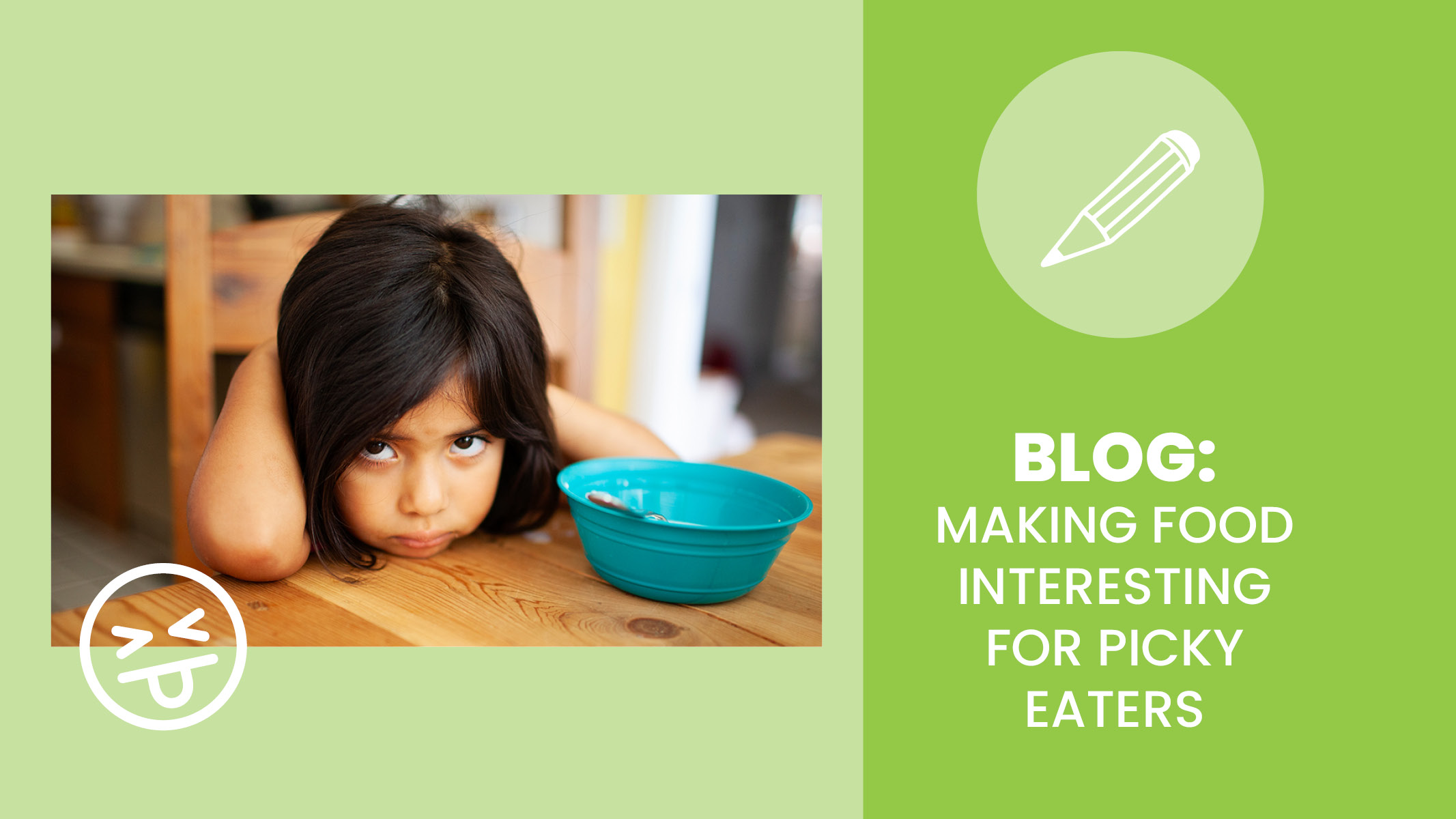 Young child, girl, doesn’t want to eat a new food