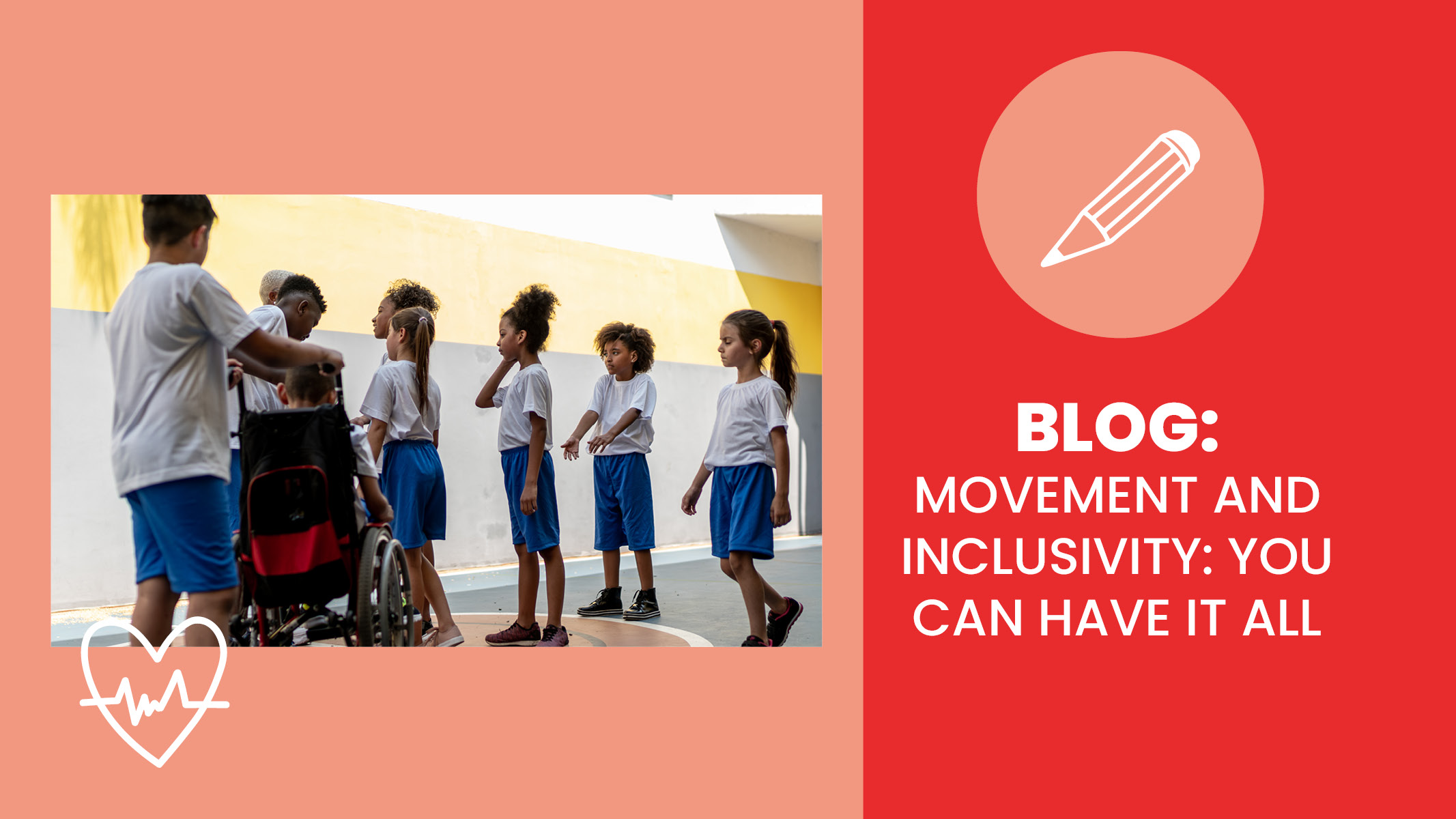 Groups of students of varying abilities gather to exercise