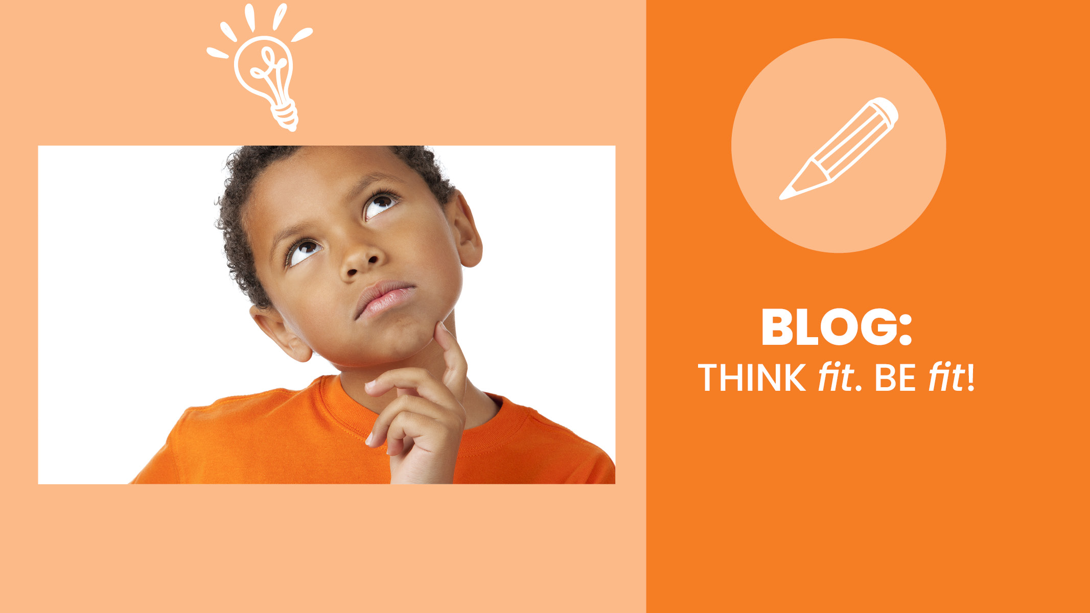 Young African American boy thinks about being healthy