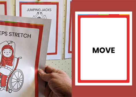 Red (Move) Wellness Way Sensory Path