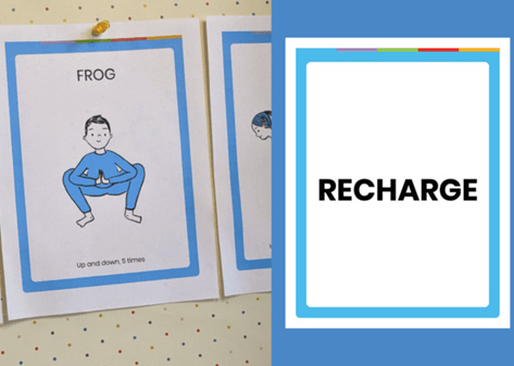 Blue (Recharge) Wellness Way Sensory Path
