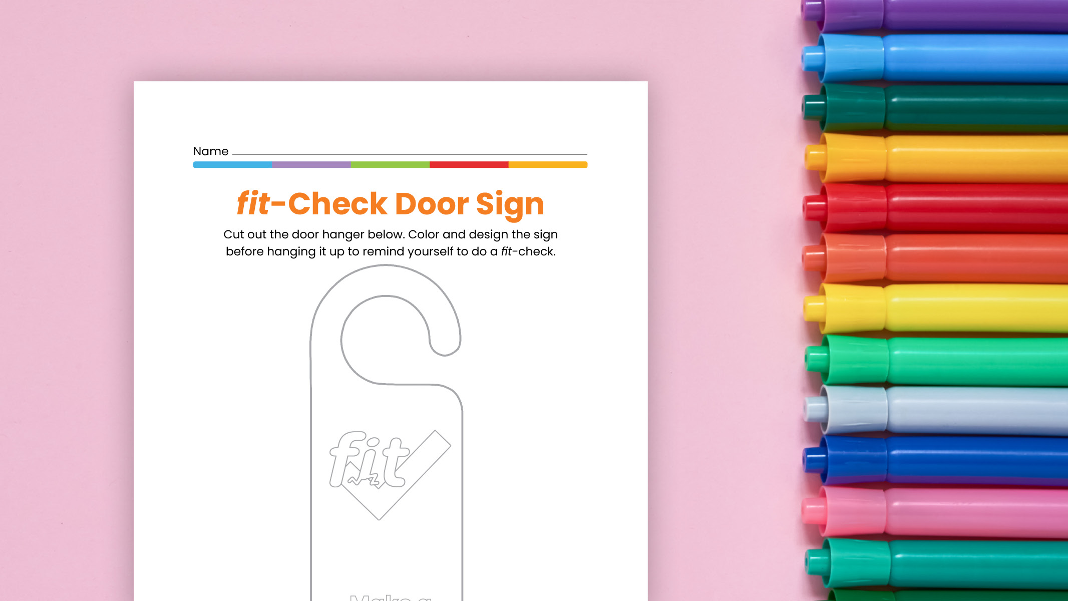fit-Check Door Sign | Sanford Fit