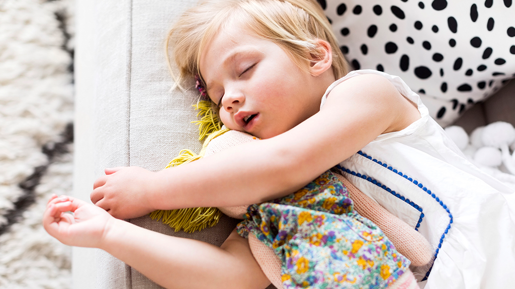 Young child taking nap - Sanford fit