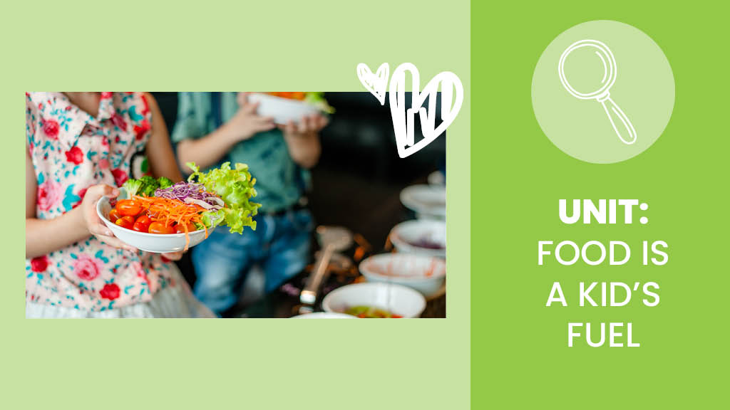 kids holding a bowl of vegetables - Sanford fit